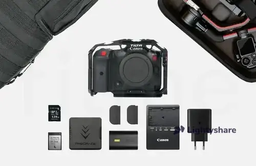 Rent Canon R5 C – pack stabilisateur - Lightyshare