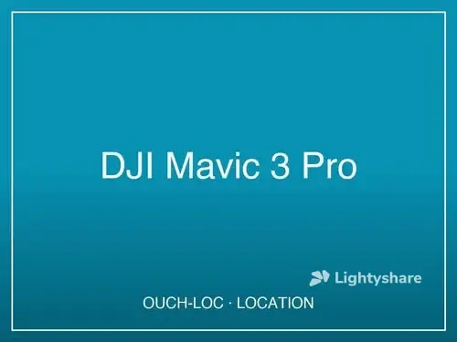 Location DJI Mavic 3 Pro