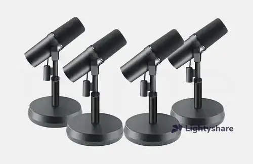 Location Kit 4 micros table Shure SM7B