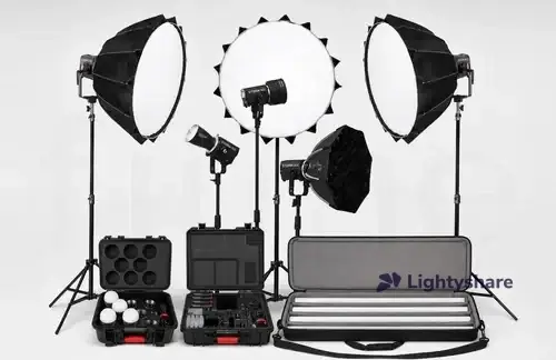 Rent Setup éclairage table ronde – créatif