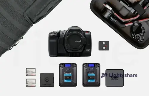 Rent Blackmagic Pocket Cinema Camera 6K Pro – pack stabilisateur
