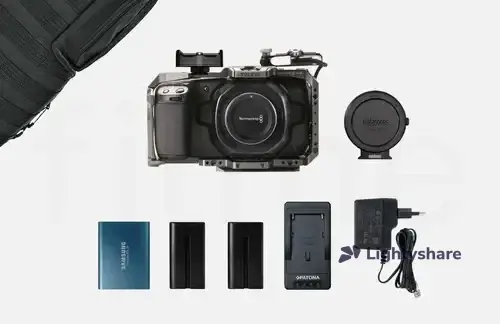 Rent Blackmagic Pocket Cinema Camera 4K – pack essentiel - Lightyshare