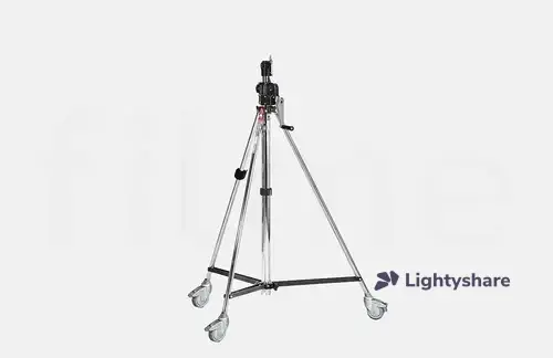 Location Pied Wind Up Manfrotto 083NW avec roulettes - Lightyshare