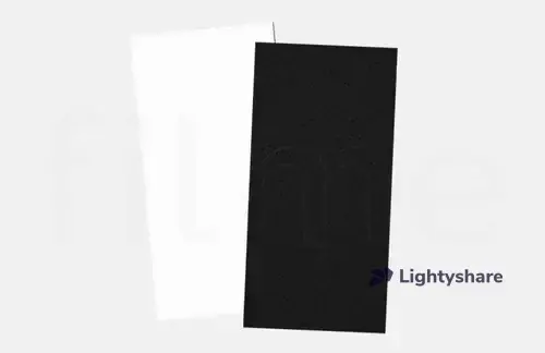 Location Poly noir et blanc 30 mm 2 x 1 m - Lightyshare