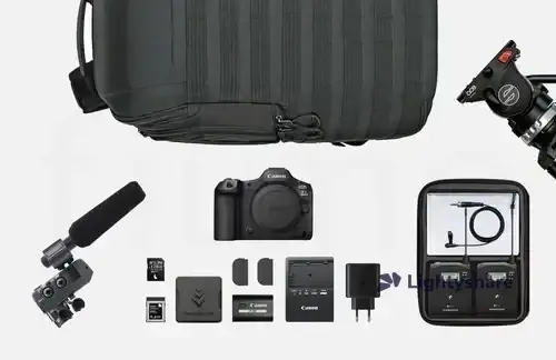 Rent Canon R5 Mark II – pack reportage - Lightyshare