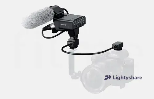 Location Kit poignée Sony XLR-K3M avec micro - Lightyshare