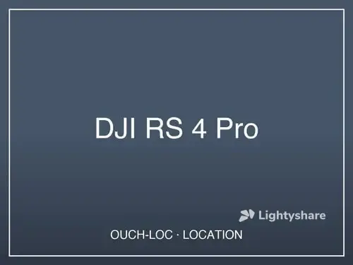 Location DJI RS 4 Pro - Lightyshare