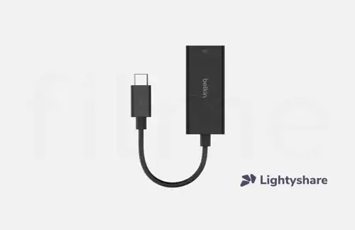 Rent Adaptateur USB-C vers Ethernet Belkin pour iPad et MacBook - Lightyshare