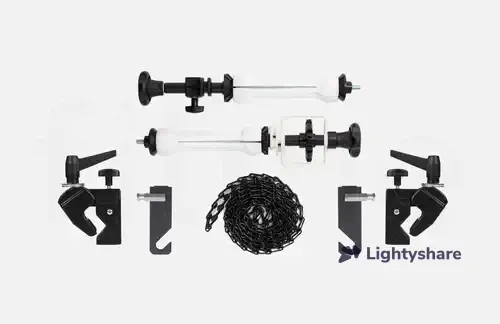Location Kit support fond papier pour pieds et tubes