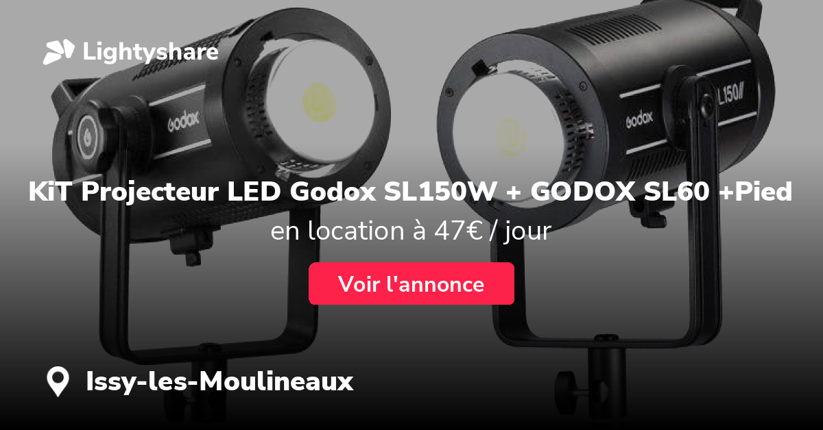 LED video lampe Godox SL-150W Lumière du jour