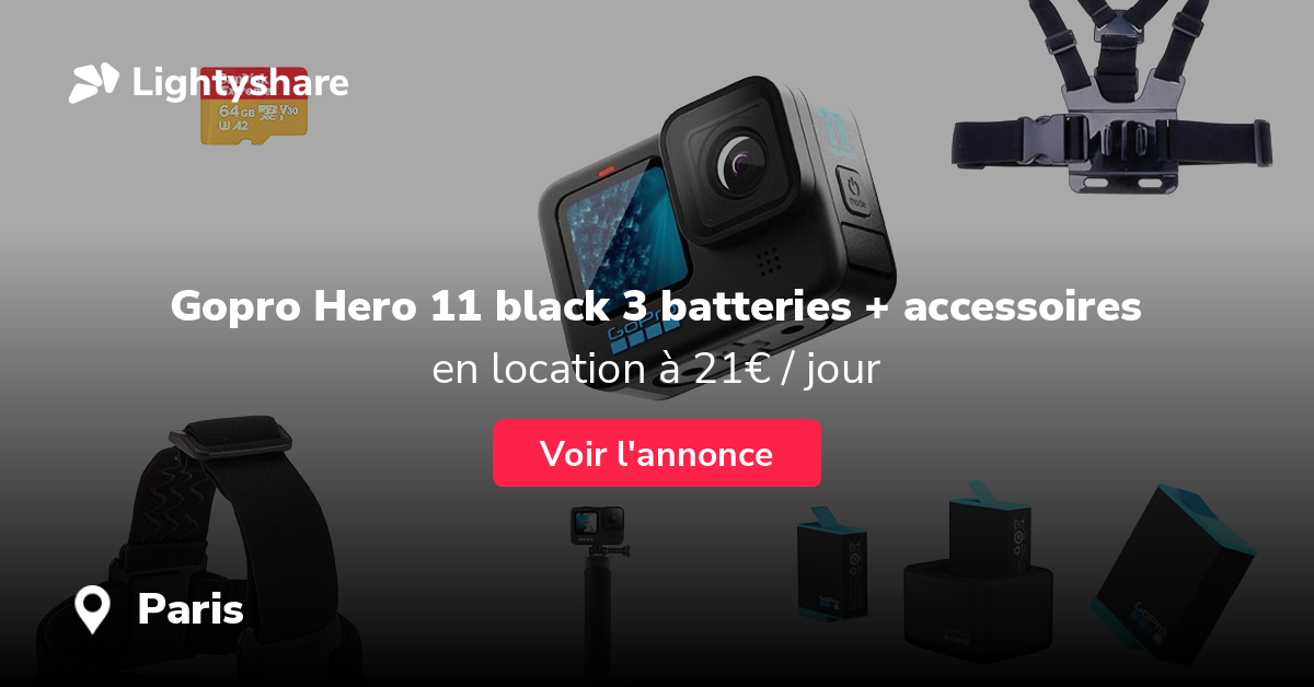 GoPro Hero 11 black à Paris