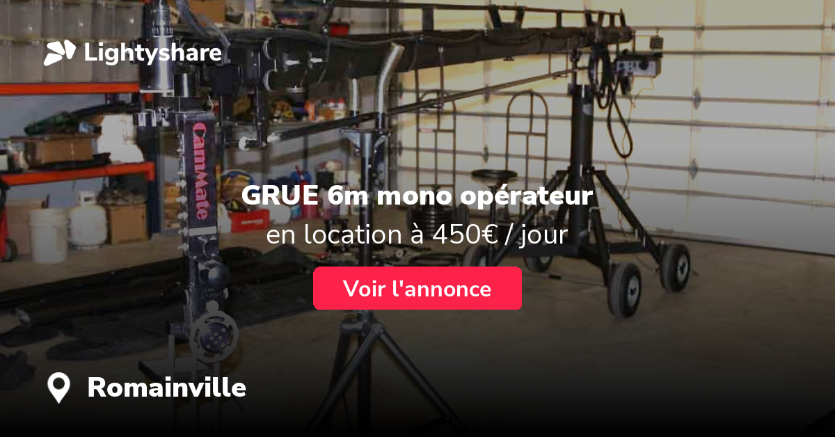 CAMMATE Grue 6m à Romainville