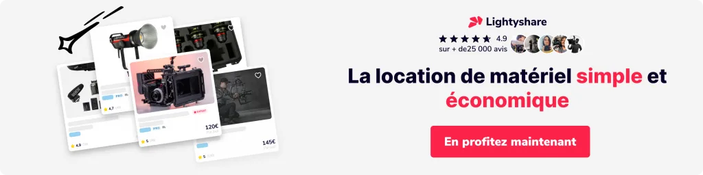 Lightyshare - Location de matériel audiovisuel