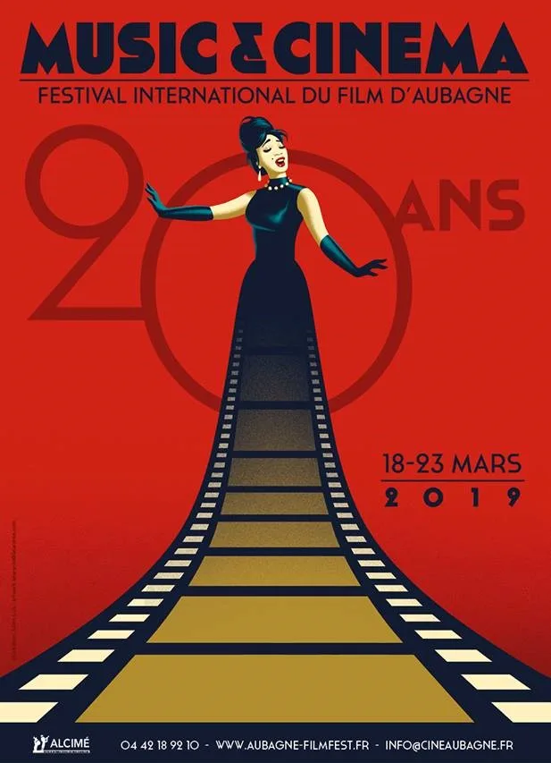 Affiche 20 ans ©Festival International du Film d'Aubagne