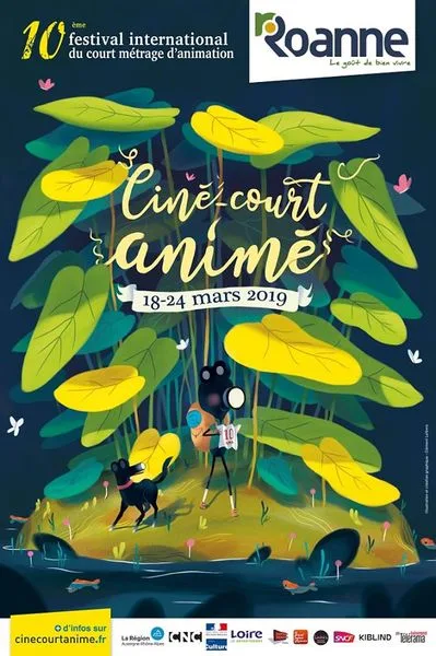 Affiche Ciné-court animé 2019 ©Clément Lefèvre