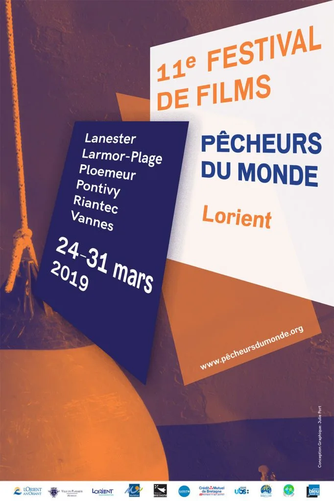 Affiche 2019 du festival Pêcheurs du monde ©Julie Port