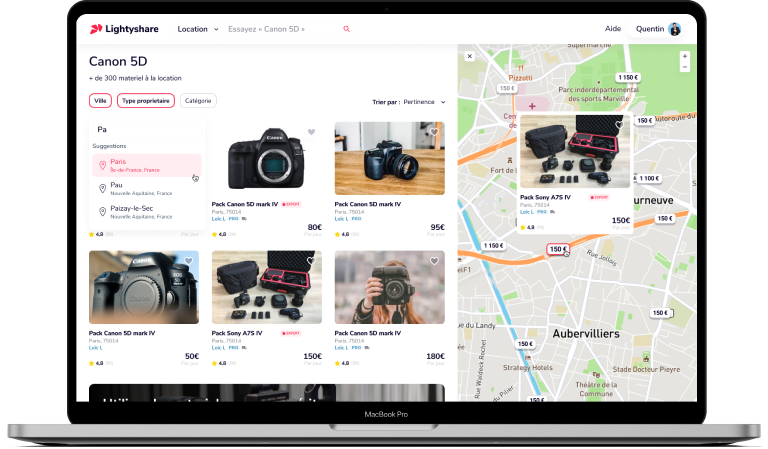 Communauté et prix attractifs Lightyshare